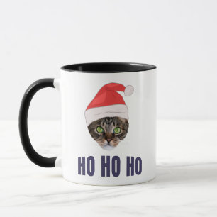 Taza Gata de Santa con sombrero de Santa, Invitación Ho