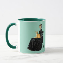 Taza Gata Naranja Atigrada Divertida de la Madre de Whi