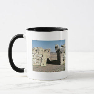 Taza Gate del rey de las paredes de Hattusas