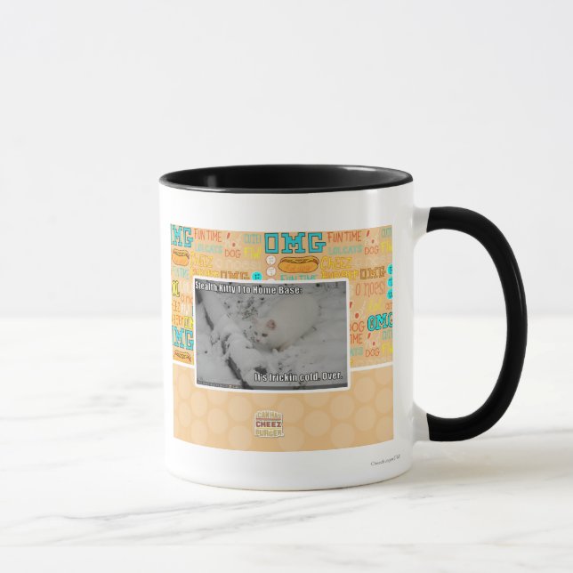 Taza Gatito 1 de la cautela (Derecha)