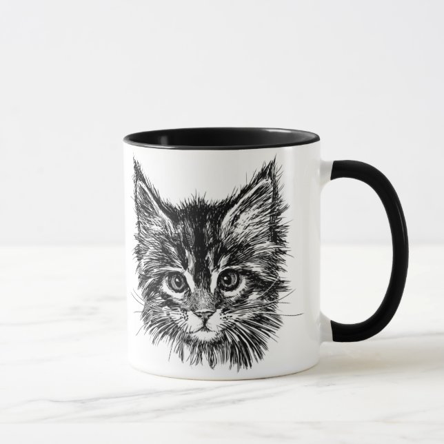 Taza Gatito adorable (Derecha)