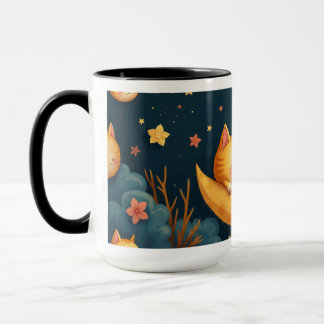 Taza gatito de la luna