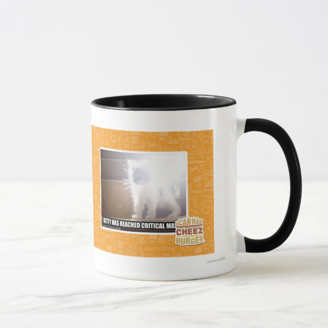 Taza Gatito de la masa crítica (Derecha)