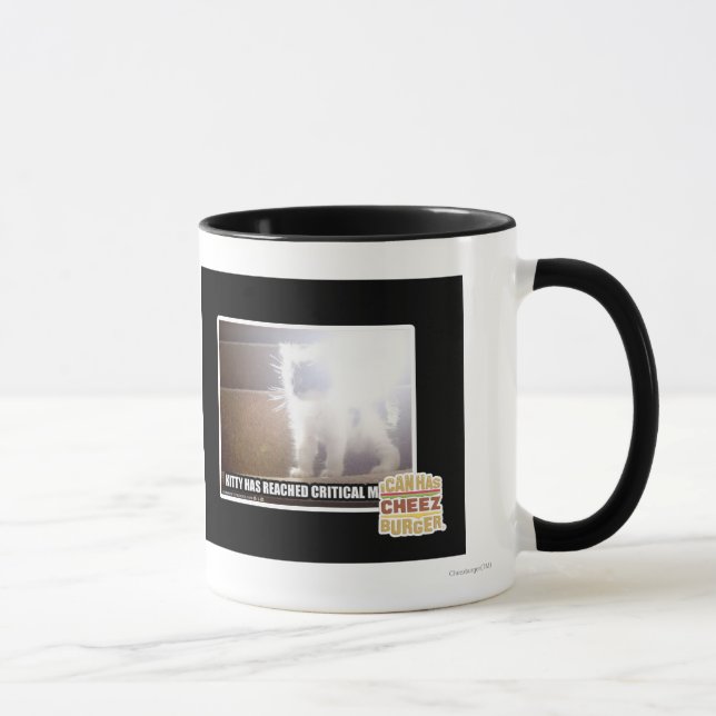Taza Gatito de la masa crítica (Derecha)