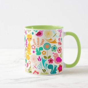 Taza Gatito del jardín
