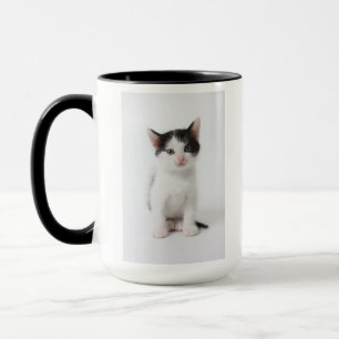 Taza Gatito manchado negro