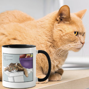Taza Gatito Naranja Atractivo Golosinas Divertidas Espe