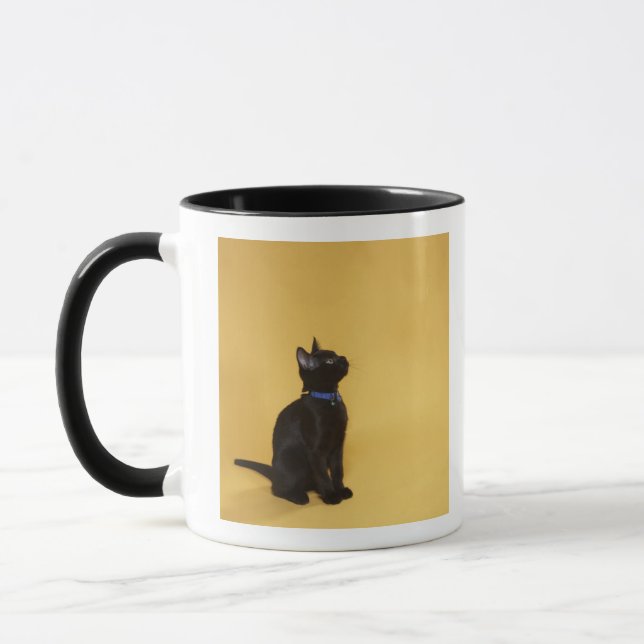 Taza Gatito negro en cuello (Izquierda)