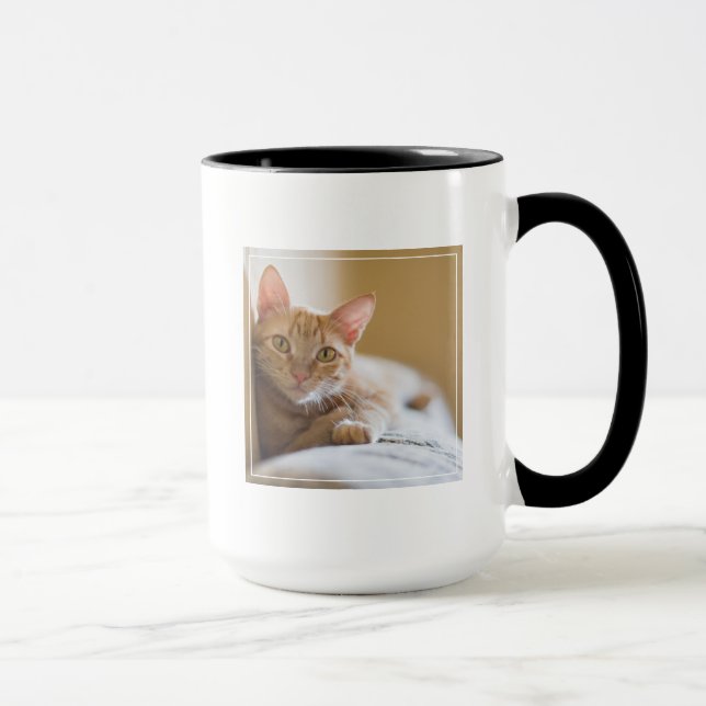 Taza Gatito que miente en el sofá (Derecha)