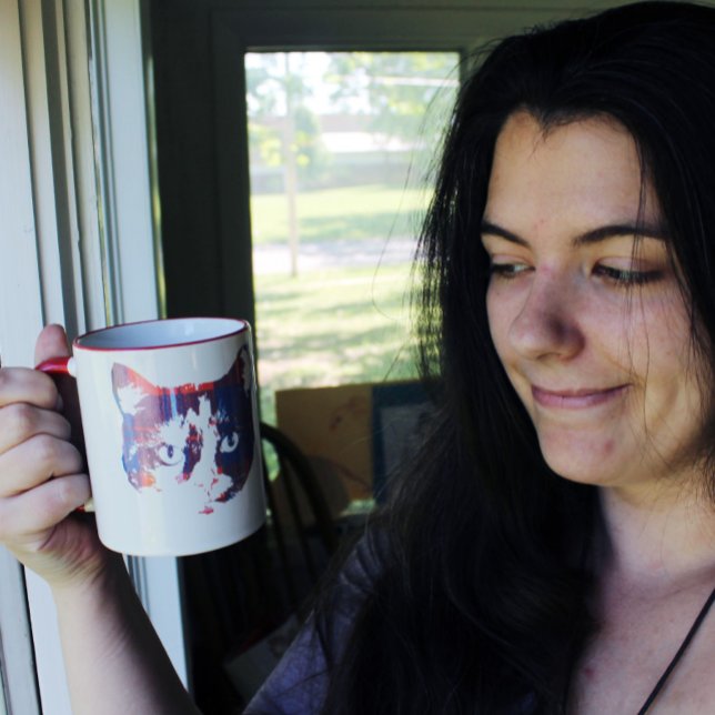 Taza Gatito vintage revestido (Subido por el creador)