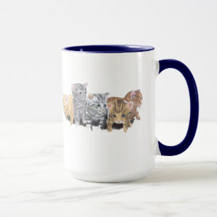 Taza Gatitos Adorablemente Cuidados