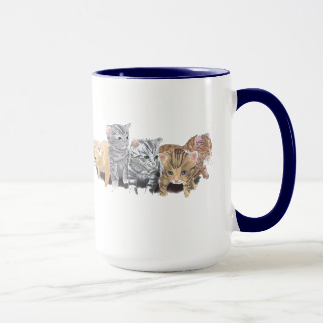 Taza Gatitos Adorablemente Cuidados (Derecha)