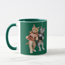 Taza Gatitos adorables haciendo el twist