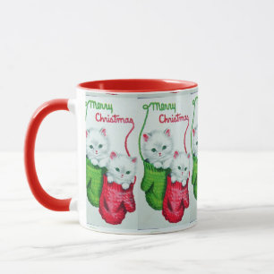 Taza Gatitos en Mittens Feliz Navidad