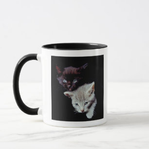Taza Gatitos ligeros y oscuros