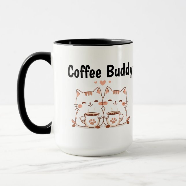 Taza Gato Amigo del Café (Izquierda)