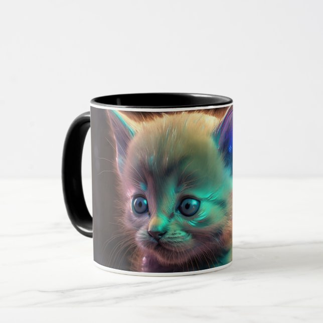 Taza Gato artístico (Anverso izquierdo)