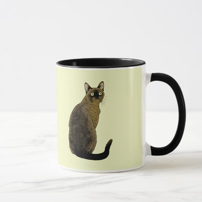 Taza Gato birmano (Derecha)