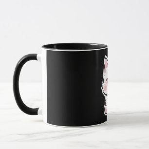 Taza Gato blanco encantador
