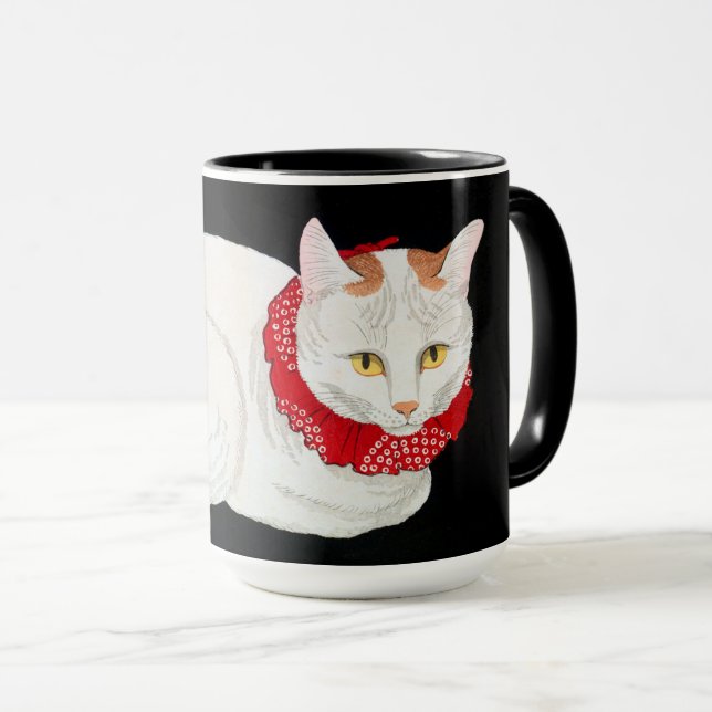 Taza Gato Bobtail japonés, Shotei (Anverso derecho)