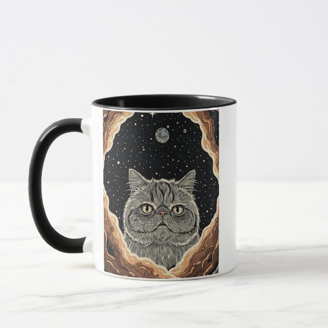 Taza Gato Cósmico (Izquierda)