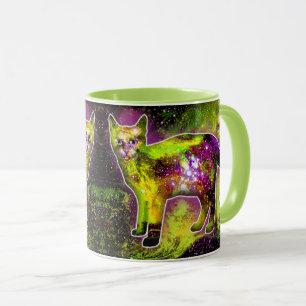 Taza Gato Cósmico Sigma