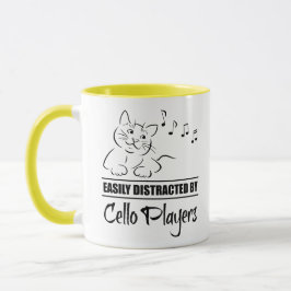 Taza Gato curioso distrado fácilmente por jugadores de 