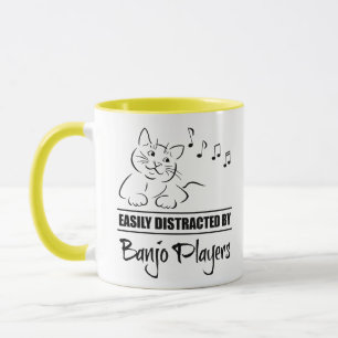 Taza Gato curioso distrado fácilmente por los jugadores
