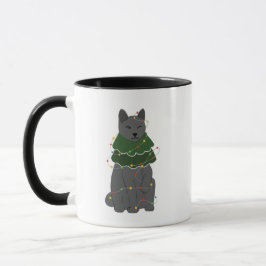 Taza Gato de árbol de Navidad