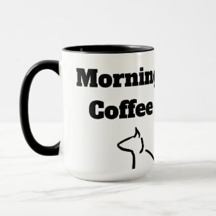 Taza Gato de Café de la Mañana 