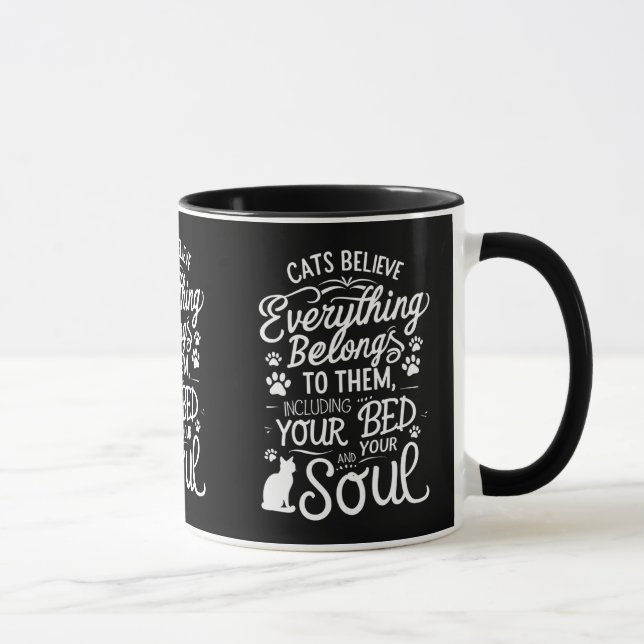 Taza Gato de corte (Derecha)