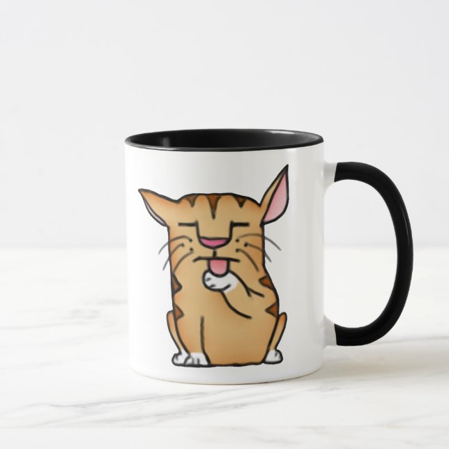 Taza Gato de grasa (Derecha)