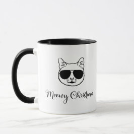 Taza Gato de Guay "Navidades Meowy" en sombras