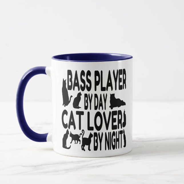 Taza Gato de jugador de Bass (Izquierda)