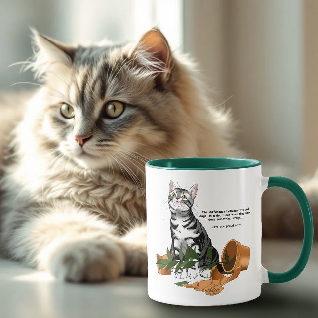 Taza Gato de malversación de planta (Subido por el creador)
