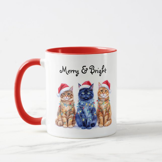 Taza Gato de Navidad (Izquierda)