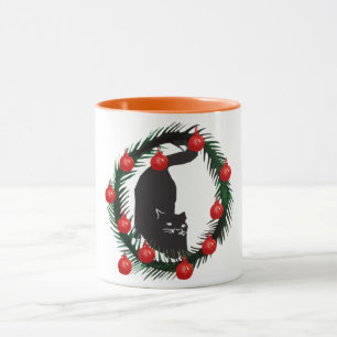 Taza Gato de navidades