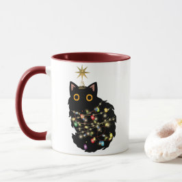 Taza Gato de navidades