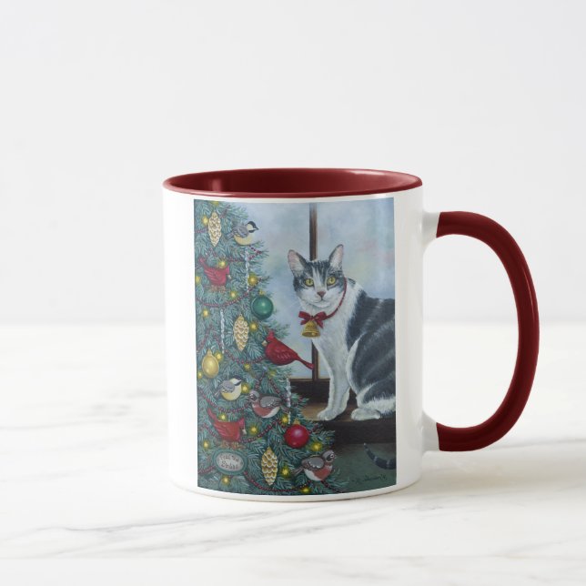 Taza Gato de Navidades 0417 (Derecha)