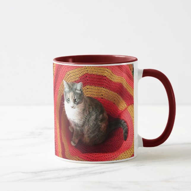 Taza Gato de Perla en Afgano (Derecha)