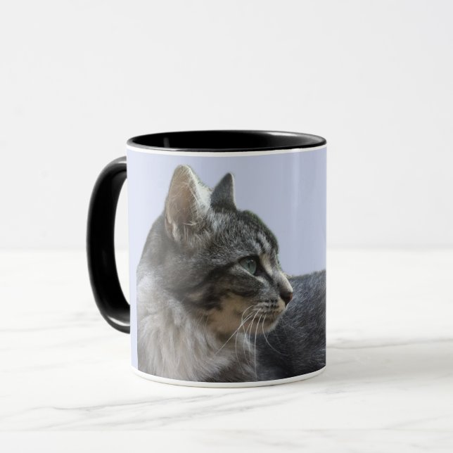Taza Gato de Reclinación Gordo (Anverso izquierdo)