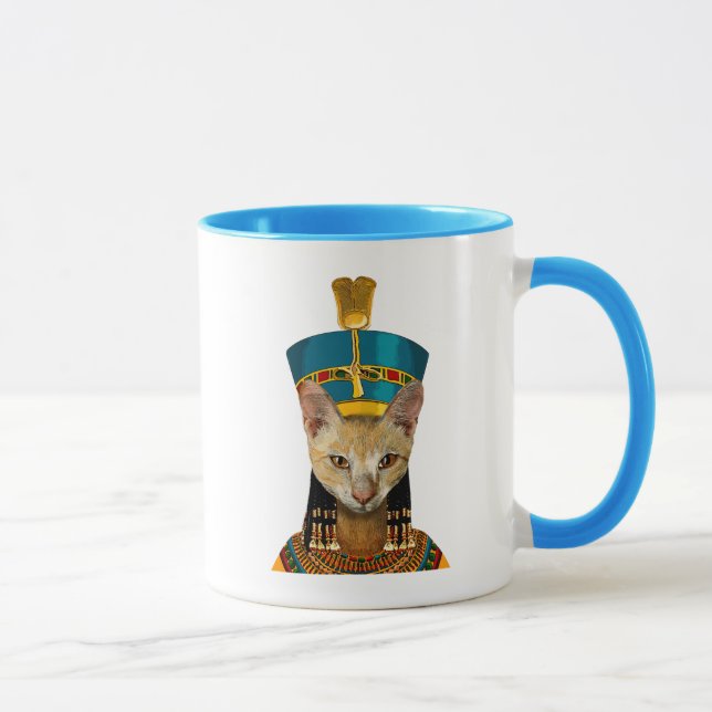 Taza Gato de reina egipcio (Derecha)