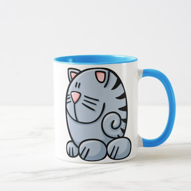 Taza Gato del dibujo animado (Derecha)