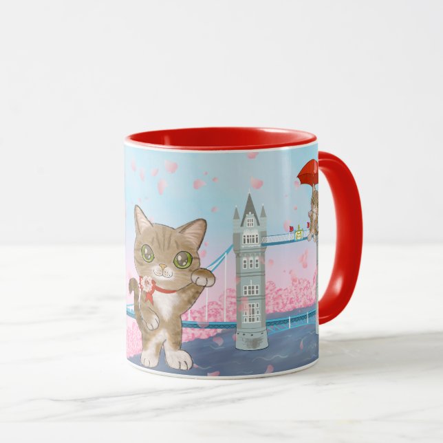 Taza Gato del puente de Londres (Anverso derecho)