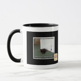 Taza Gato del sótano, desorientado levemente