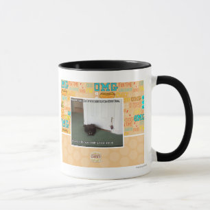 Taza Gato del sótano, desorientado levemente