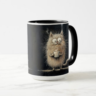 Taza Gato del zumbido del café