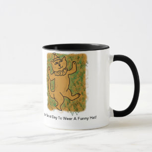 Taza Gato divertido del gorra