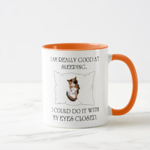 Taza GATO DURMIENDO, Gato DURMIDO, Gato Dulce