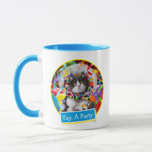 Taza Gato En Cono Fiesta